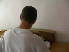 Mature fucks skinny young man